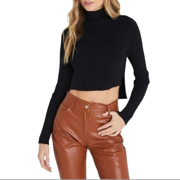 Revolve x Vici - NWT Fate Ribbed Knit Turtleneck Sweater - Picture 1 of 11